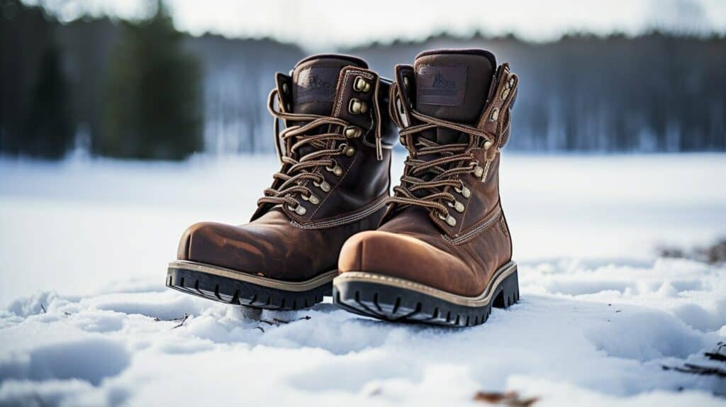 Sorel boots in the snow