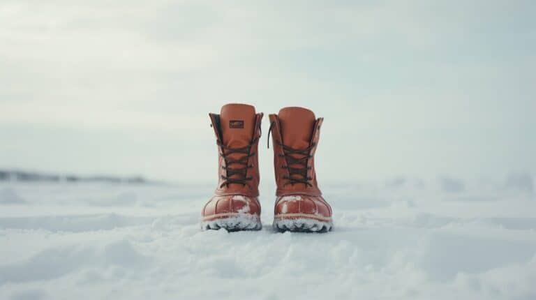 Sorel boots in the snow