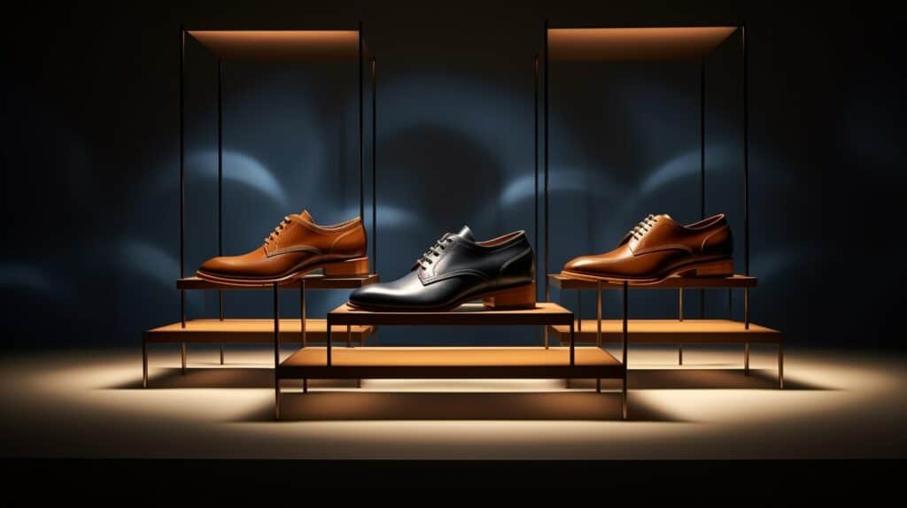 cole haan shoes on display