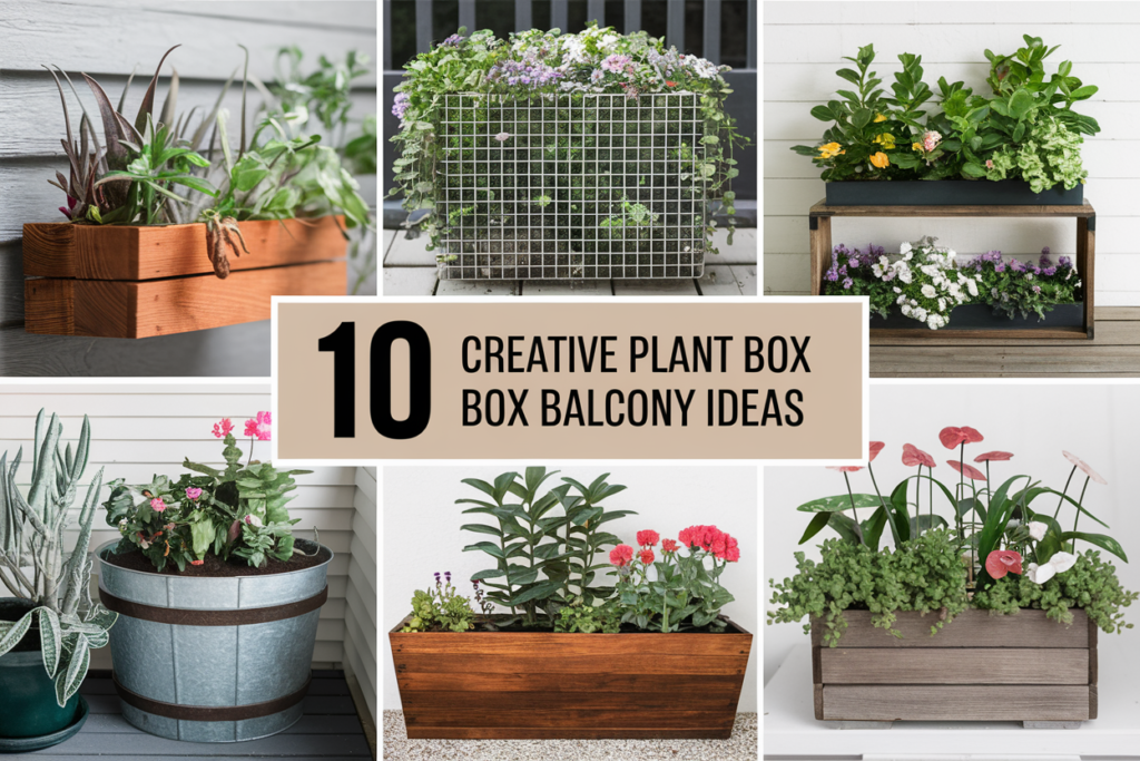 Creative Plant Box Balcony Ideas