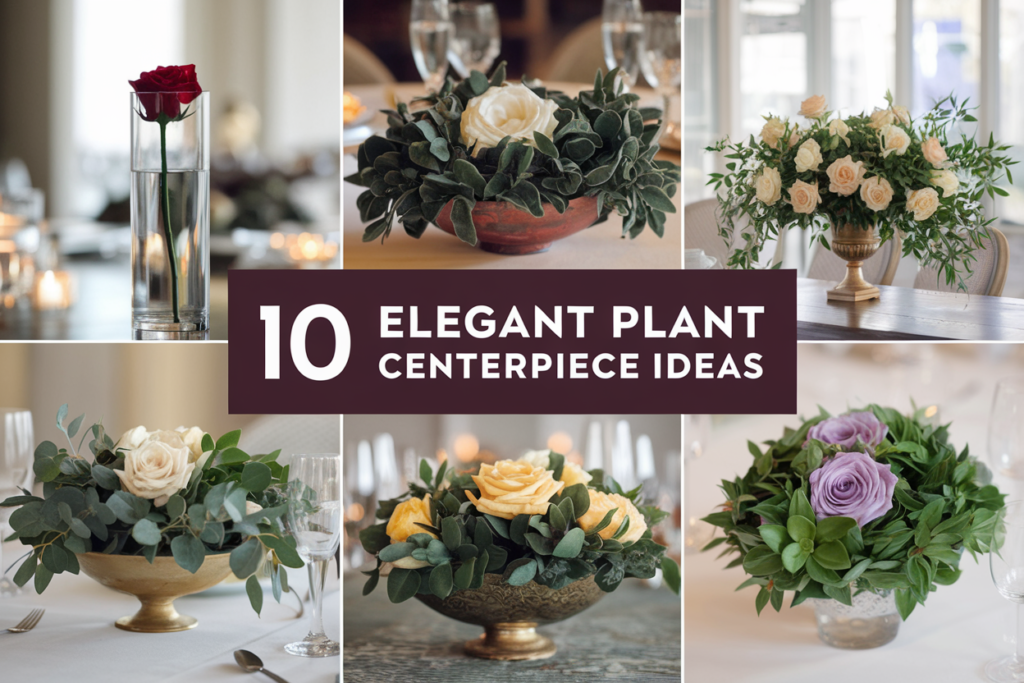 Elegant Plant Centerpiece Ideas