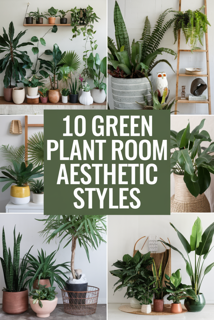 Vintage Plant Aesthetic Room Inspirations