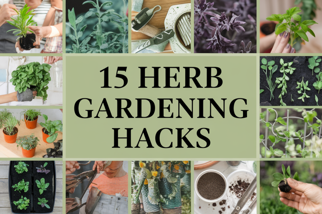 Herb Gardening Hacks