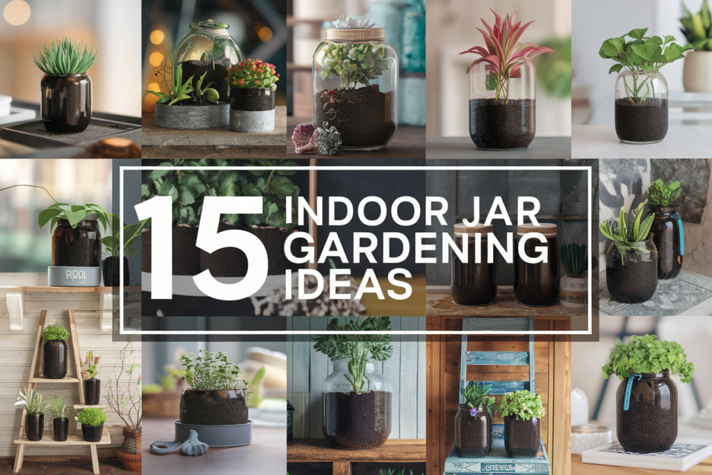 Indoor Jar Gardening Ideas