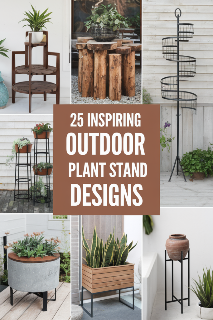 Inspiring Outdoor Plant Stand Designs