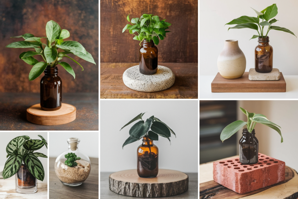 Money Plant Bottle Decor Ideas