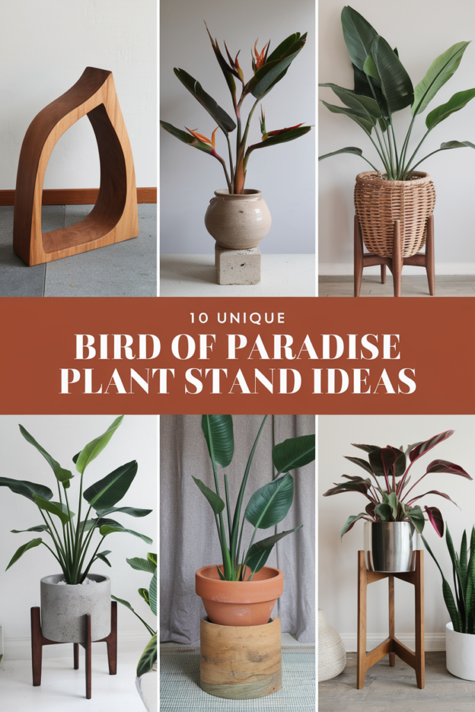 Unique Bird of Paradise Plant Stand Ideas