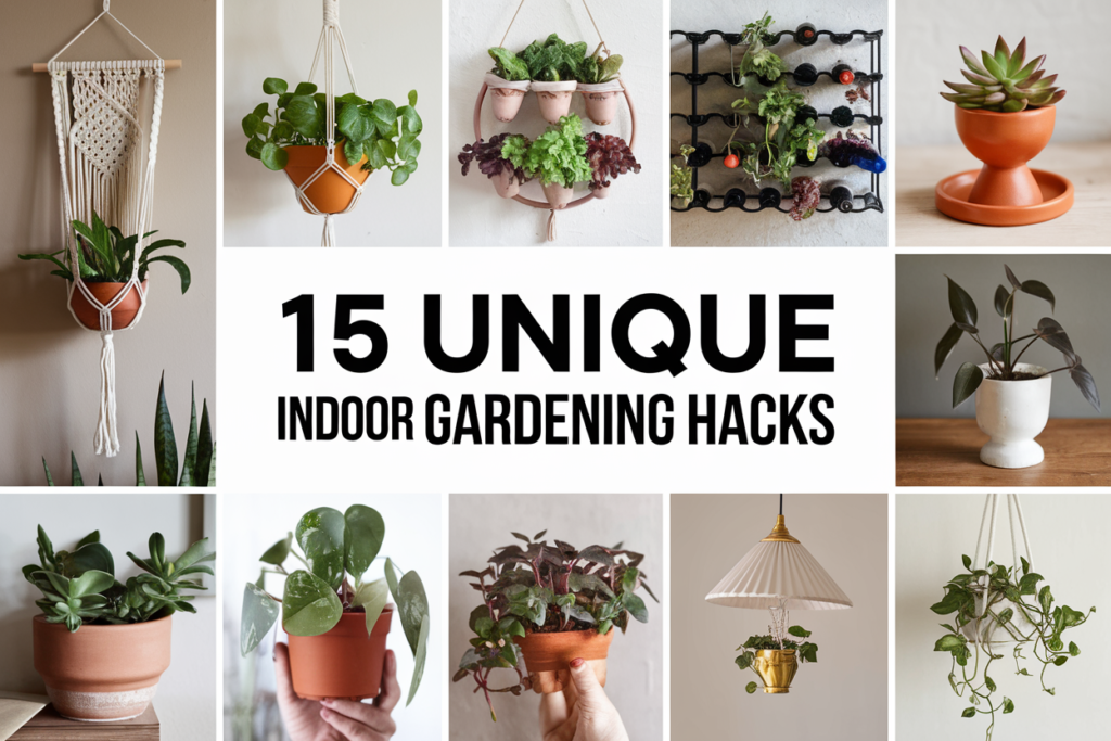 Unique Indoor Gardening Hacks