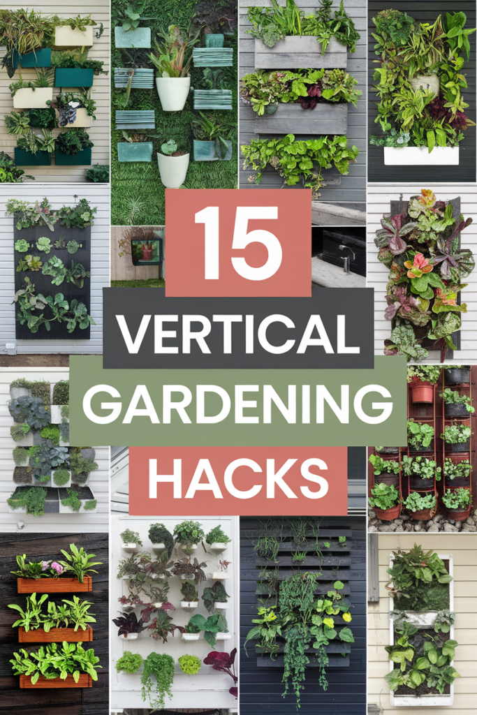 15 Genius Vertical Gardening Hacks for Small Spaces