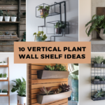 Vertical Plant Wall Shelf Ideas