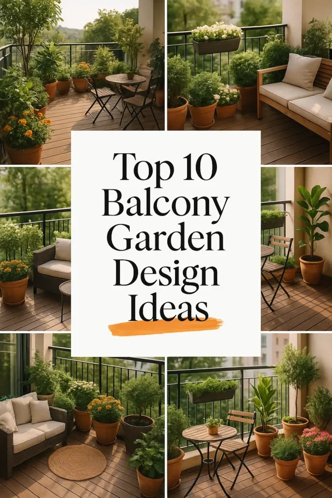 Balcony Garden Design Ideas