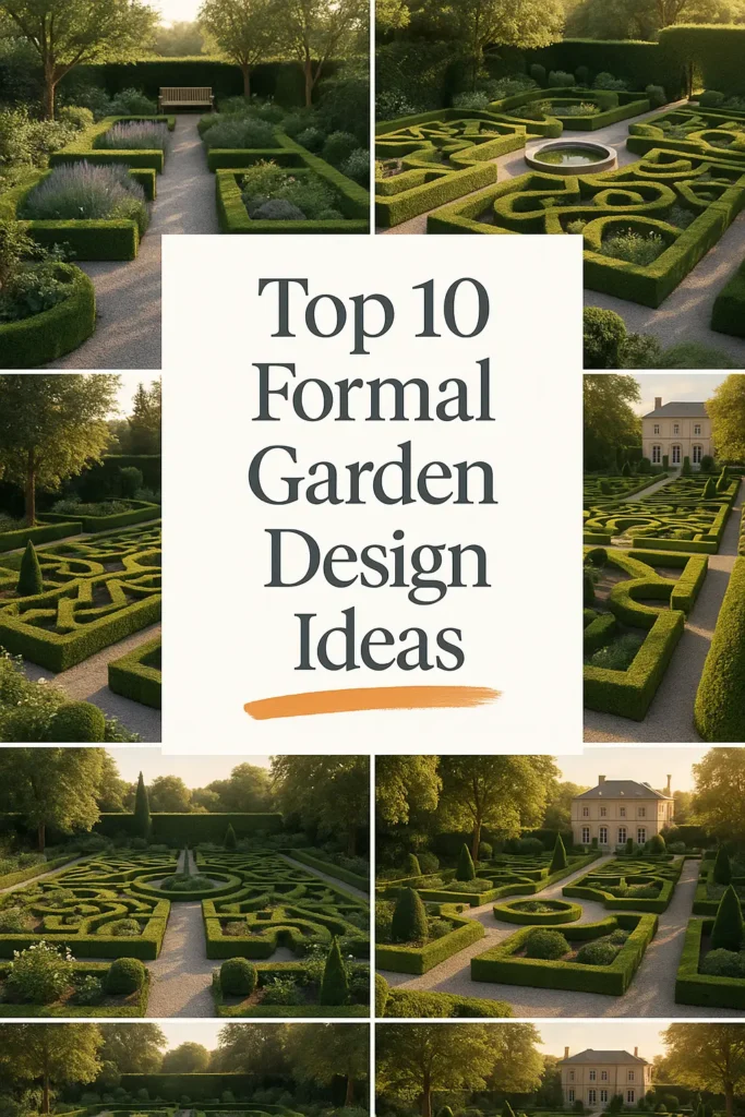Formal Garden Design Ideas