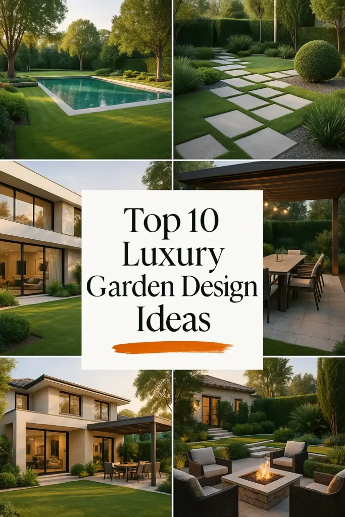 Luxury Garden Design Ideas