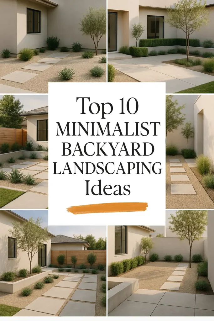 Minimalist Backyard Landscaping Design Ideas