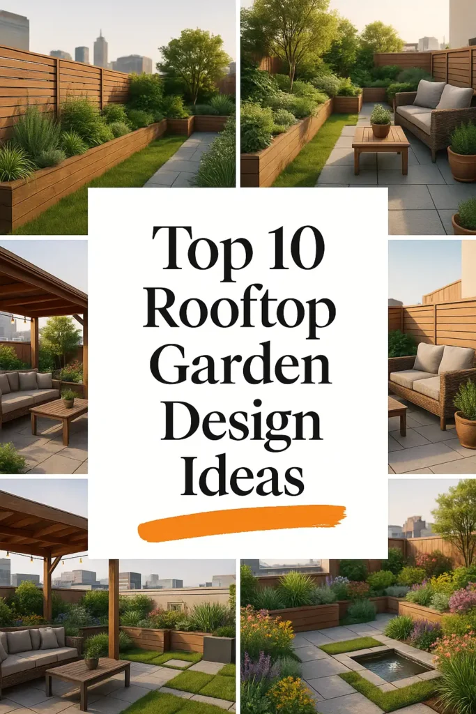 Rooftop Garden Design Ideas