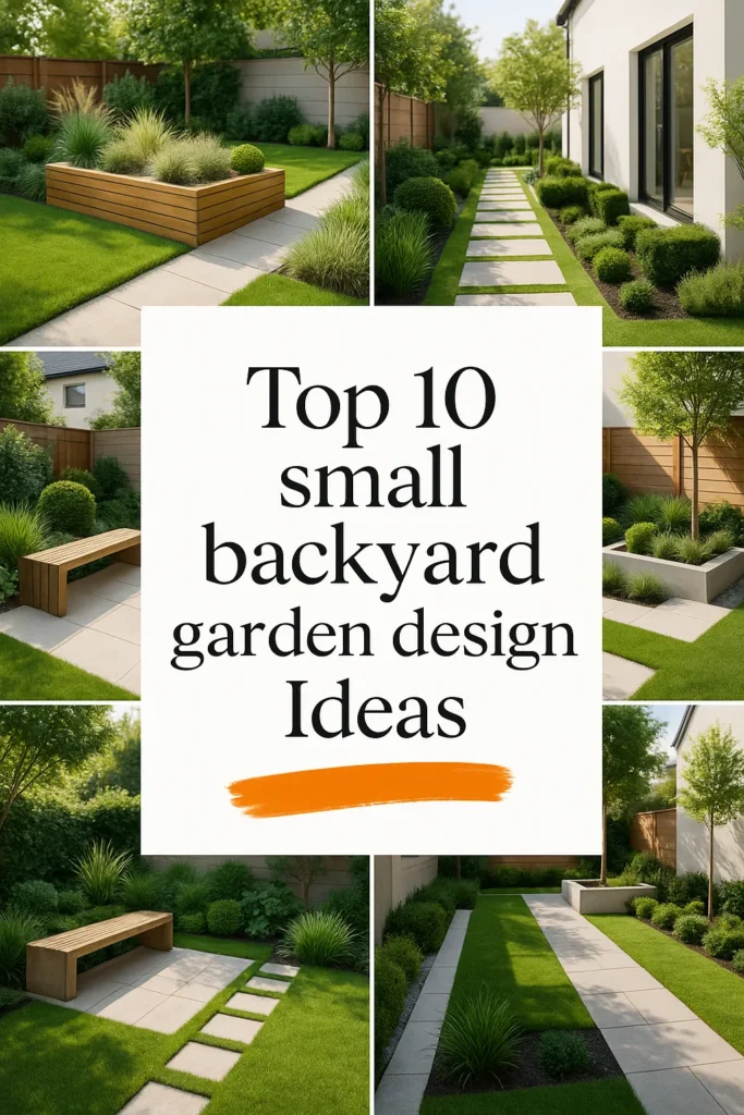 Small Backyard Garden Design Ideas