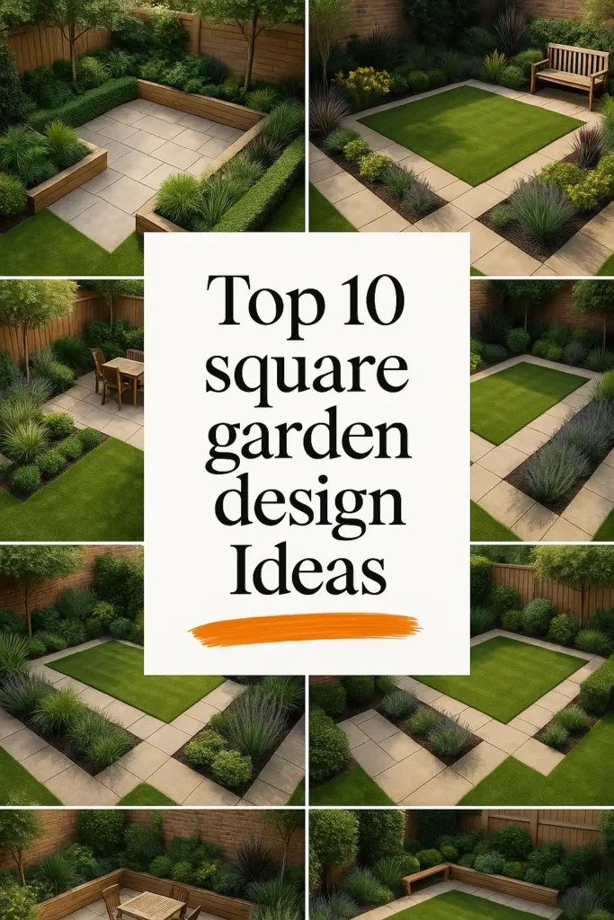 Square Garden Design