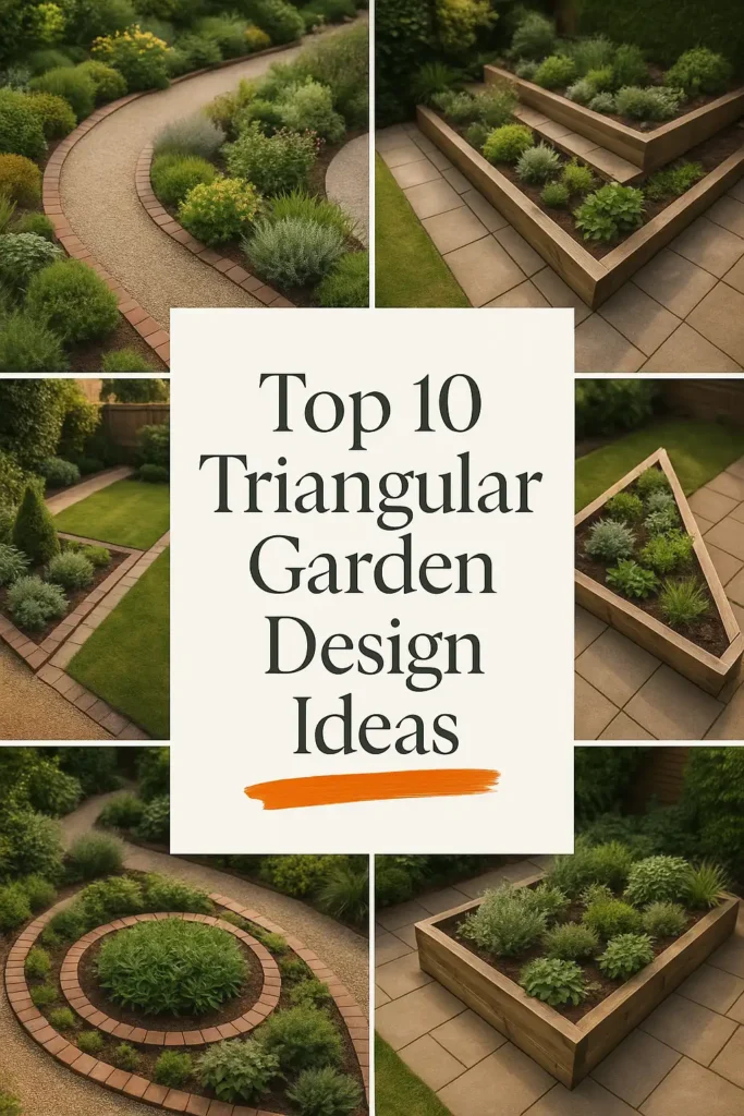 Triangular Garden Design Ideas