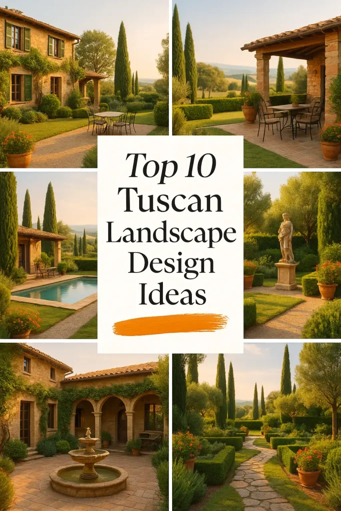 Tuscan Landscape Design Ideas