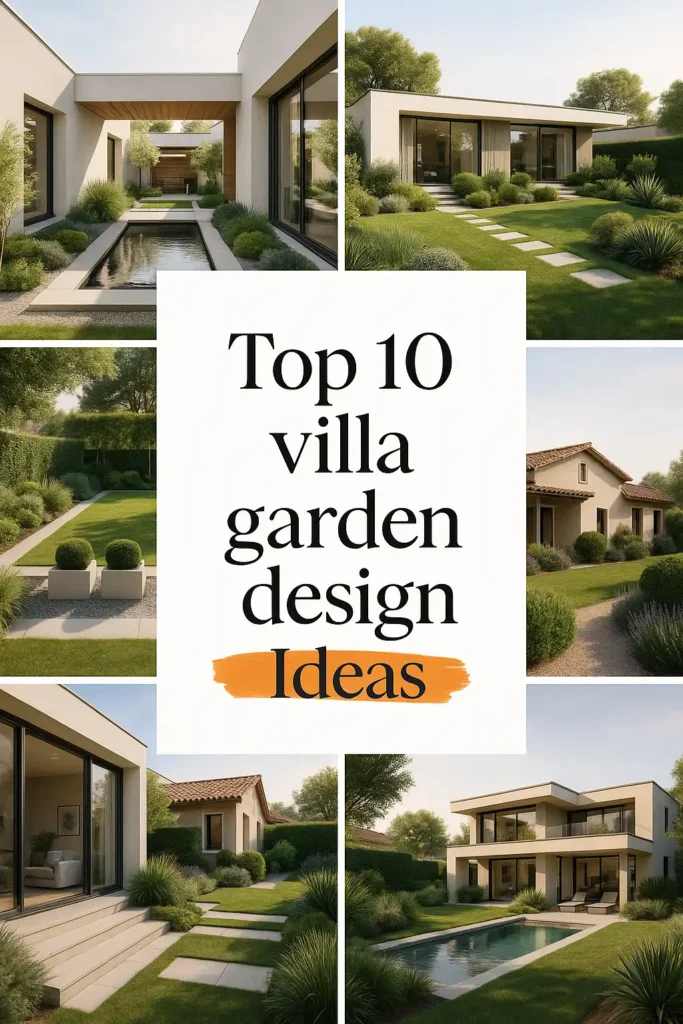 Villa Garden Design Ideas