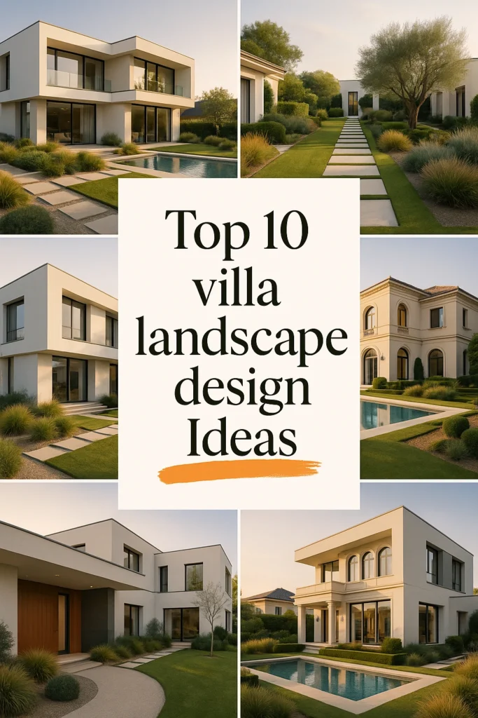 Villa Landscape Design Ideas