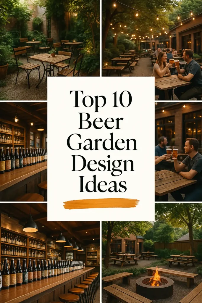 beer garden design