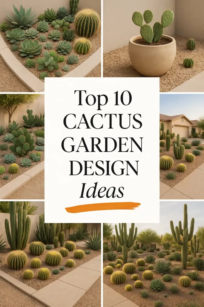 cactus garden design