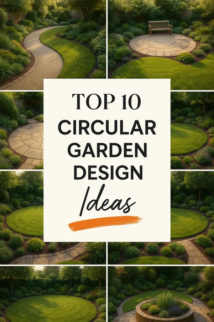 circular garden design