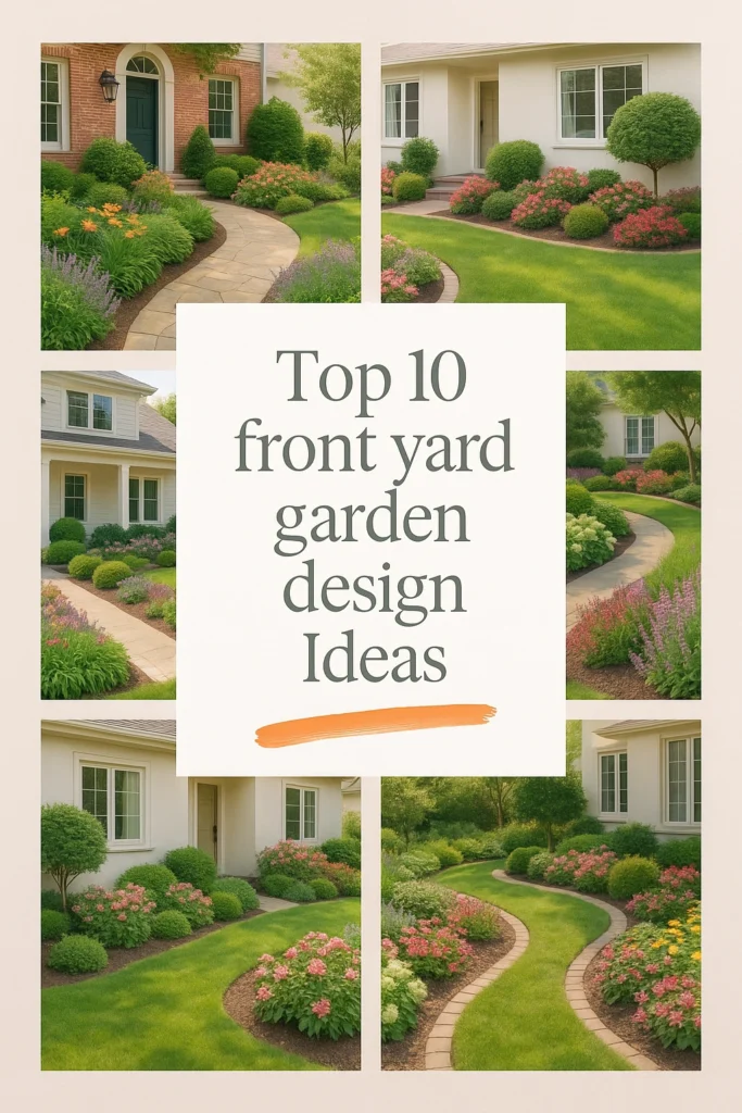 front yard garden design