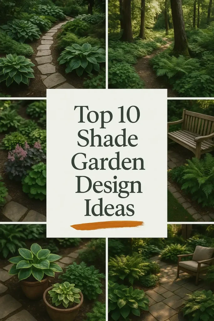 shade garden design