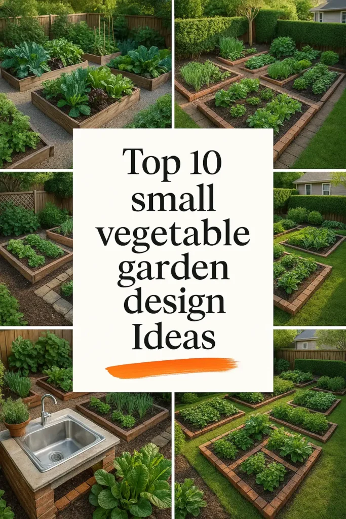 small vegetable garden design