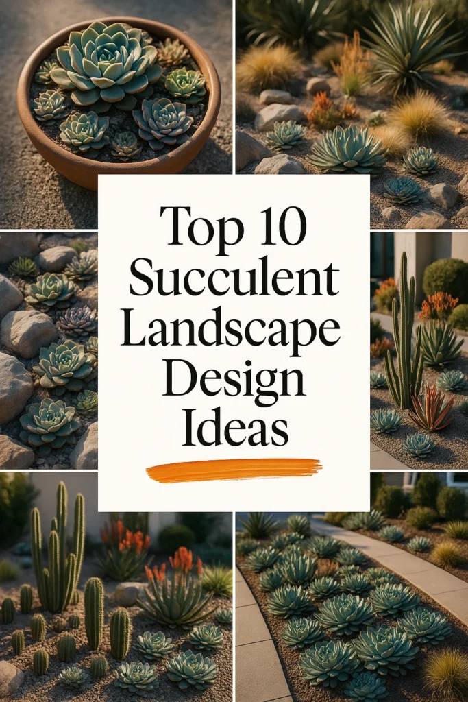 succulent landscape design