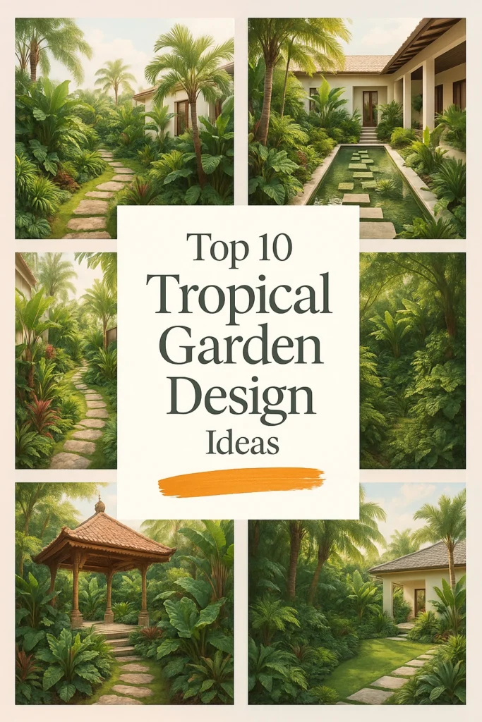 tropical garden design